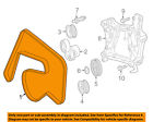 Glk250-serpentine 0019933496 Mercedes Oem Drive Fan Belt