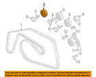 059903341j Audi Oem Pulley