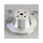 1-groove 10012 March Performance Water Pump Pulley Aluminum Clear Powdercoated Chrysler Bb