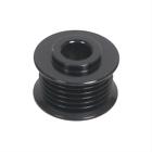 6-groove 110-08 March Performance Alternator Pulley Serpentine Steel Black Bore Chevy