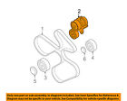 128i-serpentine 11287582946 Bmw Oem 12-13