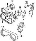 11287636379 Bmw Genuine Oem Serpentine