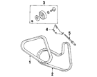 11720-4z80b Nissan Genuine Oem Drive Belt