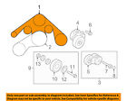 Fx50-serpentine 117201ca1b Nissan Infiniti Oem 2009