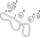 11925-ja100 Nissan 11925ja100 Genuine Oem Idler