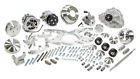 13135 March Performance Aluminum Pontiac Serpentine Track Pulley Kit 191215085651
