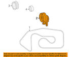 Cl600-serpentine 1372000270 Mercedes Oem Drive Fan Belt Tensioner
