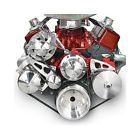 22082 March Performance Pulley Kit Serpentine Aluminum Clear Sbc