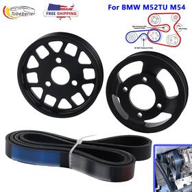 Bpu016-bk 2bebetter M52tum54 Water Pump Power Steering Pulley Drive Belt For Bmw E46 E53 E39 83