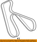 53010303ac Mopar Dodge Chrysler Oem Drive Fan Belt