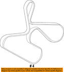 2500-serpentine 53032434ac Mopar Dodge Chrysler Oem Ram Drive Fan Belt