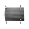 5703pp Mustangs Unlimited Compressor Cover Plain Finned Polished Aluminum Mustang