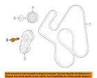 6104221aa Mopar Chrysler Drive Belt Idler Pulley