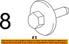 6510224aa Mopar Chrysler Oem Belts Pulley Bolt