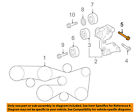 90105a0129 Toyota Oem Belt Or Tensioner Upper Bolt