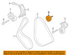 95810211801 Porsche Oem 12-16 Panamera-tensioner