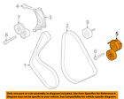 95810236120 Porsche Oem Drive Fan Belt Tensioner