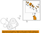 9770429110 Hyundai Oem Elantra Tensioner Assembly