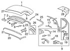 986-561-971-01 Porsche Genuine Boxster Belt