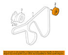 98bz8678ac Ford Oem-serpentine Drive Belt