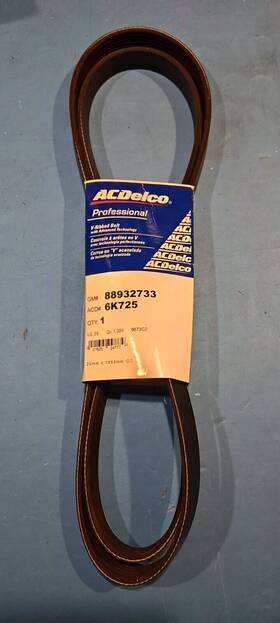6k725 Ac Delco Serpentine Belt