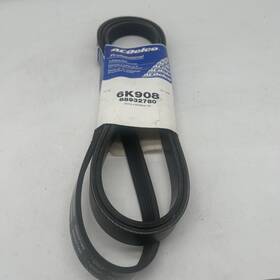 6k908 Acdelco 021625248806 Gold Standard V-ribbed Serpentine Belt Made Usa Mot