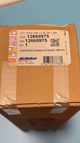 12669975 Acdelco Gm Belt Kit A/c Compressor 2016-2018 Chevrolet Silverado/gmc Sierra Oem