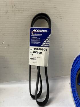19109904 Acdelco V-ribbed Serpentine Belts 6k609