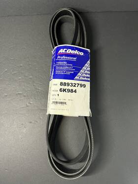 88932799 Acdelco 6k984 Professional V-ribbed Serpentine Belt