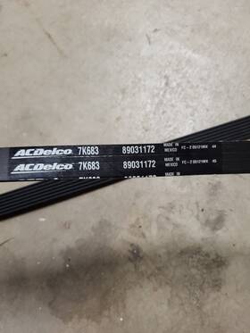 89031172 Acdelco 7k683 2004 Honda Cr-v Serpentine Belt