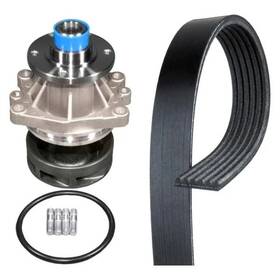 Bndl-113717 Acdelco For Bmw Z4 06-07 Professional Engine Coolant Water Pump And Serpentine Belt Kit