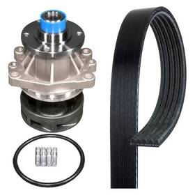 Bndl-113722 Acdelco For Bmw X5 01 Professional Engine Coolant Water Pump And Serpentine Belt Kit