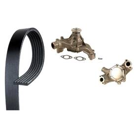 Bndl-114469 Acdelco For Gmc C2500 90 Professional Engine Coolant Water Pump And Serpentine Belt Kit