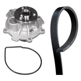 Bndl-114718 Acdelco For Chevy Sonic 12-16 Engine Coolant Water Pump And Serpentine Belt Kit