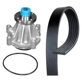Bndl-116418 Acdelco Professional Engine Coolant Water Pump And Serpentine Belt Kit