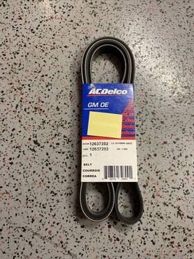 12637202 Acdelco Oe New Genuine Gm A/c Serpentine Belt