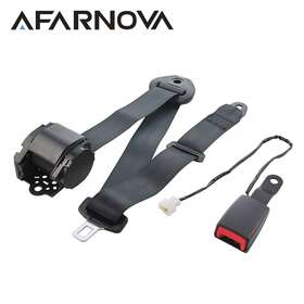 4599489623 Afarnova 1set For Fxd Car Cars 3 Point Harness Replace Belt Seat Black Universal