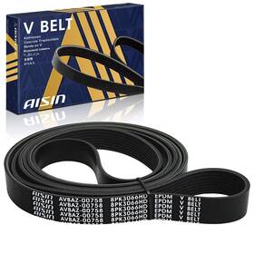 Avbaz-00758 Aisin Serpentine Belt For Ford E-350 Club Wagon Super Duty 2001-2003 7.3l