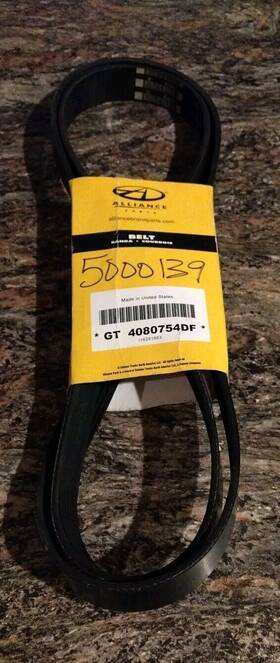Gt4080754df Alliance Automotive V Ribbed Serpentine Belt