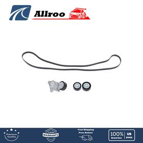 Alu3714324 Allroo For Dodge Journey 2.4l 2009-2017 90k-39053 New Serpentine Belt Component Kit