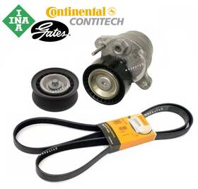 3m6384013632741 Aps - Oem Original Gates-ina-contitech Belt Tensioner Idler Pulley Drive Kit 4pcs For Mercedes E450 / Gle400