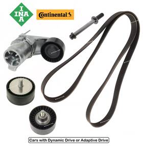 5b9526383539315 Aps - Oem Original Ina-continental Belt Tensioner Idler Pulley Bolt 5pc For Bmw 535i / Gt Dyn/adapt