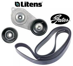 3h6094243686925 Aps - Original Litens-gates Belt Tensioner Idler Pulley Drive For Honda Accord Odyssey Pilot Ridgeline