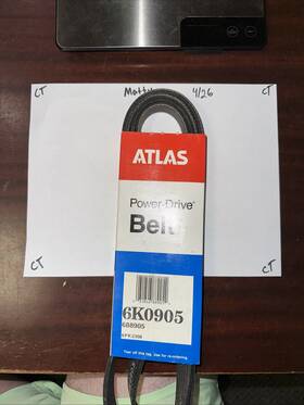 6k0905 Atlas Power Drive Belt
