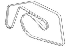 059-903-137-ba Audi Genuine Serpentine Belt