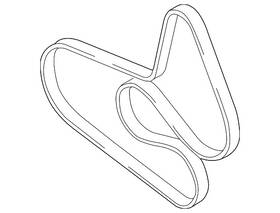 06h-903-137-c Audi Genuine Serpentine Belt