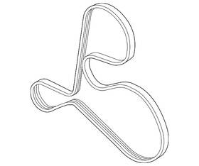 06m-903-137-aa Audi Genuine Serpentine Belt