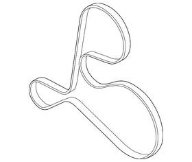 06m-903-137-an Audi Genuine Serpentine Belt
