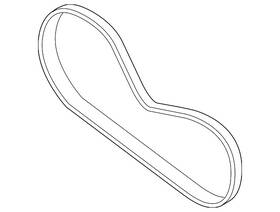 07k-145-933-r Audi Genuine Ac Belt