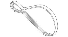 0p2-903-137-a Audi Genuine Serpentine Belt